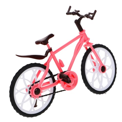 HANABASS Puppenhaus Fahrradmodell Mini Retro Prinzessin Fahrrad Kinderfreundlich Kreativ DIY Dekoration für Puppenhaus und Kinderzimmer von HANABASS