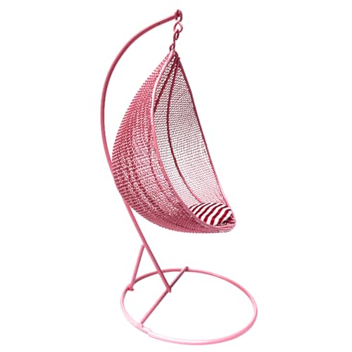 HANABASS Puppenhaus Miniatur Puppenschaukel Hängen Hängesessel, Eier Stuhl Modelle, Winzige Möbel Puppenmöbel Im Maßstab 1:12 Für Puppenhauszubehör (Zufällige Farbe) von HANABASS