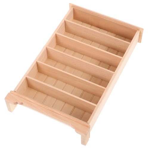 HANABASS Puppenhaus-Schließfach lagerschrank schließfächer geldgeschenke Weihnachten weihnsgeschenke Schlafzimmer puppenhaus mini möbel Miniatur-Holzschrank Mini- Holzschrank hölzern von HANABASS