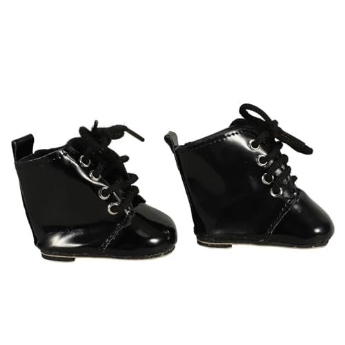 HANABASS Puppenstiefel aus PU Miniatur Schuhe für Mädchenpuppe Glatte Langlebige Puppenschuhe Dekorative und Praktische Mini Boots für Puppenzubehör von HANABASS