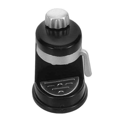 HANABASS Puppenstuben-kaffeemaschine Mini -kaffeemaschinespielzeug Kaffeemaschine Mini Kaffeemaschine Zubehör Für Puppenhaus Küchenmöbel Puppenhaus-miniaturen Plastik Schwarz von HANABASS