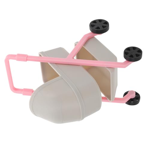 HANABASS Puppenwagen Miniatur Babybuggy Hohe Simulation Kunststoff Rollenspiel Zubehör Für Puppenhaus Dekoration von HANABASS