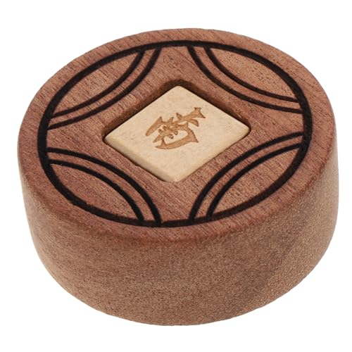 HANABASS Qianzhuang Fengzhuang Planke Holz holzspielzeug - Brettspiel - Holz Mahjong spielewürfel Schachbrett Partygeschenk Spiel kleine Spiel-Requisiten Massivholz von HANABASS
