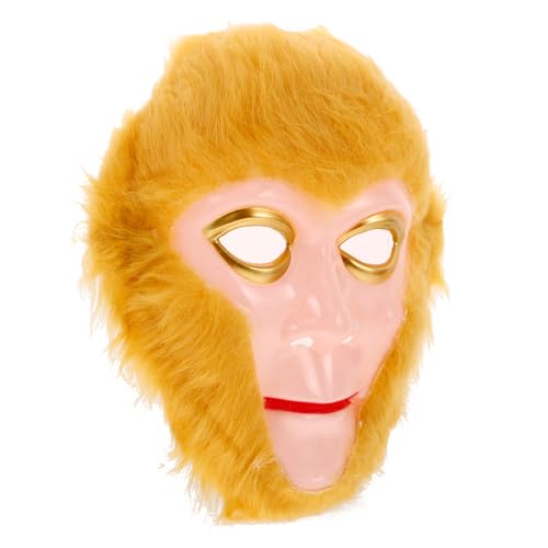 HANABASS Realistische Affenmaske Wukong Vollkopf Tiermaske für Erwachsene und Leicht und Verstellbar Robustes Material für Halloween Cosplay Party und Verkleidung HANABASS Realistische Affenmaske Wukong Vollkopf Tiermaske für Erwachsene und Leicht und Verstellbar Robustes Material für Halloween Cosplay Party und Verkleidung von HANABASS