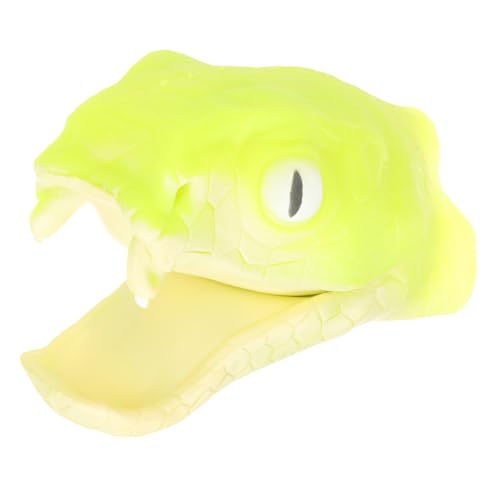 HANABASS Realistische Giftschlange Handpuppe Fingerpuppe für Storytime Pädagogisch Interaktiv Geeignet für Jungen und Mädchen Geschenkidee für Geburtstag und Party von HANABASS