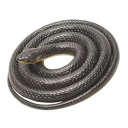 HANABASS Realistische Große Fake Schlange Lebensechtes Detailreiches Party Snake Toy Perfektes Grusel Requisit für Halloween April Fools Ghost Festival Scherzartikel von HANABASS