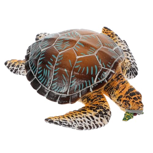 HANABASS Realistische Meeresschildkröte Modell Hochwertige Simulation für Dekoration und Lernspielzeug für Aquarien und Kinderzimmer von HANABASS