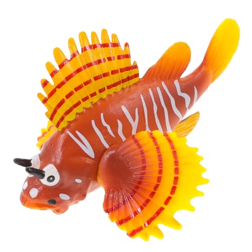 HANABASS Realistische Simulations Fischfigur aus Langlebigem Kunststoff Perfektes Lernspielzeug für Lionfish Modell für Aquarium und Bildungszwecke HANABASS Realistische Simulations Fischfigur aus Langlebigem Kunststoff Perfektes Lernspielzeug für Lionfish Modell für Aquarium und Bildungszwecke von HANABASS