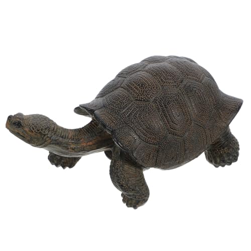HANABASS Realistisches Galápagos Schildkrötenmodell Simulation Tierfigur Lernspielzeug für Aquarium Deko Gartendekoration Langlebig und Detailgetreu von HANABASS