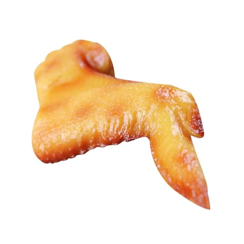 HANABASS Realistisches Großes Hähnchenflügel Modell aus Langlebiges Farbechtes Fake Chicken Wing Deko Vielseitiges Fotorequisit und Tragbares Kinderspielzeug Langlebig und Farbbeständig HANABASS Realistisches Großes Hähnchenflügel Modell aus Langlebiges Farbechtes Fake Chicken Wing Deko Vielseitiges Fotorequisit und Tragbares Kinderspielzeug Langlebig und Farbbeständig von HANABASS