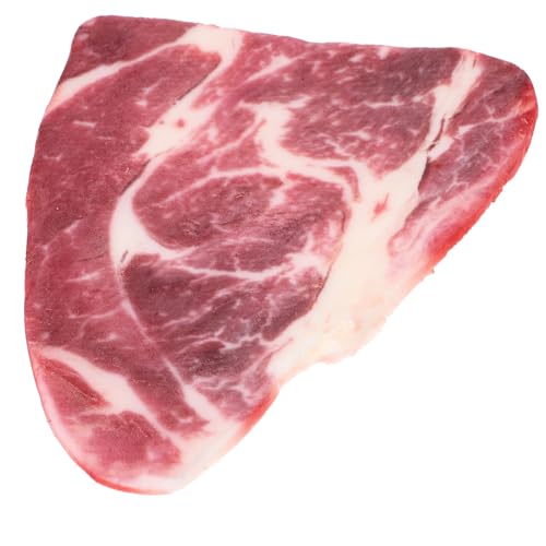 HANABASS Realistisches Künstliches Rindfleisch Modell Dreieckige Scheibe Dekoratives Fake Food Prop für Küche Restaurant Fotografie Tischdekoration HANABASS Realistisches Künstliches Rindfleisch Modell Dreieckige Scheibe Dekoratives Fake Food Prop für Küche Restaurant Fotografie Tischdekoration von HANABASS