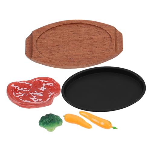 HANABASS Realistisches Miniatur Steak Modell Künstliches Fake Meat Puppenhaus Zubehör Miniatur Lebensmittel Dekoration für Küchenspielset und Spielküchen Vielseitig Verwendbar Kompakt und HANABASS Realistisches Miniatur Steak Modell Künstliches Fake Meat Puppenhaus Zubehör Miniatur Lebensmittel Dekoration für Küchenspielset und Spielküchen Vielseitig Verwendbar Kompakt und von HANABASS