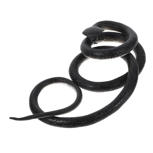 HANABASS Realistisches Schlangenspielzeug Simulation aus Langlebigem TPR Material Lebensechte Schlange Modell für Garten Partydeko Haustierfans Flexible Reißfeste Tierfigur von HANABASS