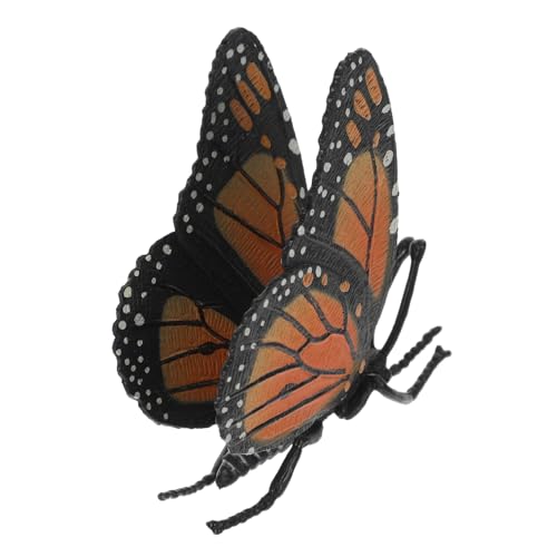 HANABASS Realistisches Schmetterlingsspielzeug Farbenfrohe Simulation Sichere Kunststofffigur für Lernen und Dekorieren von Garten Halloween Streichspielzeug von HANABASS