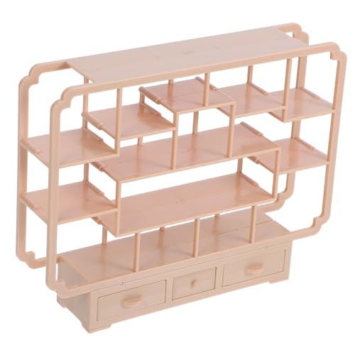 HANABASS Regalmodell Kleine Kinderpuppenhäuser Kleine Puppenhausdekorationen Miniaturen Bücherregale Möbel Puppenhausdekorationen Dekoratives Mini Puppenhaus Ausstellungsregal Khaki HANABASS Regalmodell Kleine Kinderpuppenhäuser Kleine Puppenhausdekorationen Miniaturen Bücherregale Möbel Puppenhausdekorationen Dekoratives Mini Puppenhaus Ausstellungsregal Khaki von HANABASS