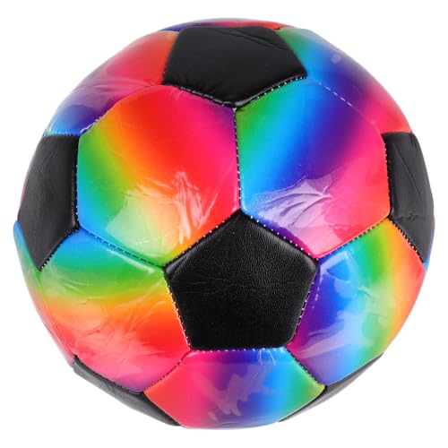 HANABASS Regenbogen Fußball für Aufblasbarer Trainingsfußball für Garten und Schule Elastisch Stabile Innenstruktur für Mannschaftsspiele und Training Attraktives HANABASS Regenbogen Fußball für Aufblasbarer Trainingsfußball für Garten und Schule Elastisch Stabile Innenstruktur für Mannschaftsspiele und Training Attraktives von HANABASS