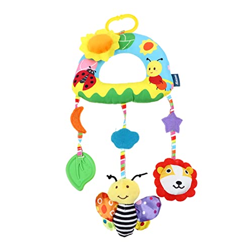 HANABASS Regenbogenauto hängen Kinderspielzeug 0-6 Monate Neugeborenes Babyspielzeug 0-6 Monate Krippenspielzeug kontrastreiches Babyspielzeug Tuch Gelb HANABASS Regenbogenauto hängen Kinderspielzeug 0-6 Monate Neugeborenes Babyspielzeug 0-6 Monate Krippenspielzeug kontrastreiches Babyspielzeug Tuch Gelb von HANABASS