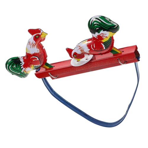 HANABASS Retro Blechhahn mit Pickender Funktion Lustiges Metall Huhn Klassisches Vintage Geflügelspielzeug Interaktives Sammlerobjekt und für Nostalgie Fans HANABASS Retro Blechhahn mit Pickender Funktion Lustiges Metall Huhn Klassisches Vintage Geflügelspielzeug Interaktives Sammlerobjekt und für Nostalgie Fans von HANABASS