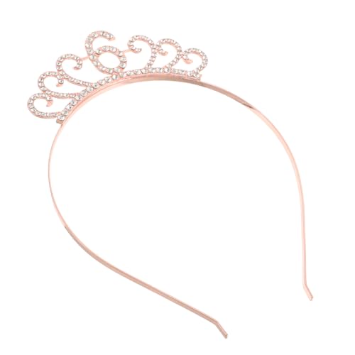 HANABASS Rhinestone Krone Haarreif aus Leichtem Zinklegierung für Mädchen Jahre Funkelnde Geburtstags haarreife Prinzessin Party accessoire in Roségold HANABASS Rhinestone Krone Haarreif aus Leichtem Zinklegierung für Mädchen Jahre Funkelnde Geburtstags haarreife Prinzessin Party accessoire in Roségold von HANABASS