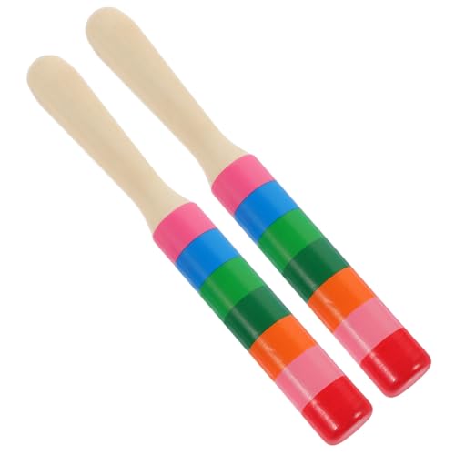 HANABASS Rhythmusstöcke aus Holz Percussion Instrumente Klare Klangstäbe für Musikunterricht Musikalischer Kreativität für Musikalische Aufführungen und Rhythmusübungen HANABASS Rhythmusstöcke aus Holz Percussion Instrumente Klare Klangstäbe für Musikunterricht Musikalischer Kreativität für Musikalische Aufführungen und Rhythmusübungen von HANABASS