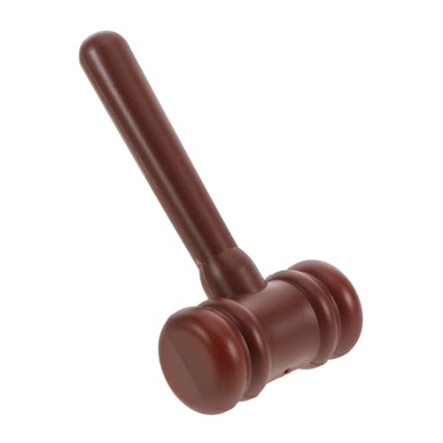 HANABASS Richterhammer Requisiten Richterhammer Richterhammer Hammer Requisitenhammer Spielzeughammer Spielzeughammer Holz Richterhammer Holzhammer Kleiner Hammer Anwaltshammer Kunststoff von HANABASS