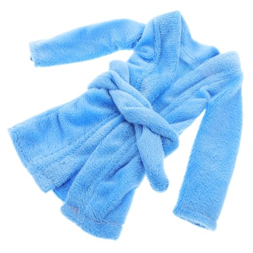 HANABASS Robe Accessoires Puppengewand-Accessoire Miniatur-Party-Bademantel für Puppen Miniatur-Bademantel-Accessoire für Puppen Mini-Puppenkleid Stoff Sky-Blue HANABASS Robe Accessoires Puppengewand-Accessoire Miniatur-Party-Bademantel für Puppen Miniatur-Bademantel-Accessoire für Puppen Mini-Puppenkleid Stoff Sky-Blue von HANABASS