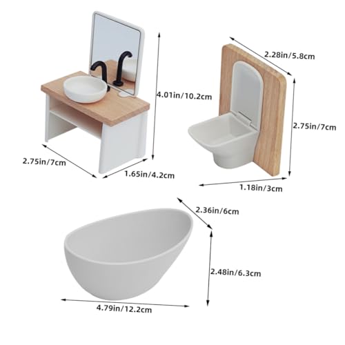 HANABASS Rollenspiel Mit Eltern Kind Toilette Miniatur Raum Foto Puppenhaus Requisiten Dekoration Essentials Puppe – Realistisches Zubehör Möbel Waschbecken Kinderdusche Spiel HANABASS Rollenspiel Mit Eltern Kind Toilette Miniatur Raum Foto Puppenhaus Requisiten Dekoration Essentials Puppe – Realistisches Zubehör Möbel Waschbecken Kinderdusche Spiel von HANABASS