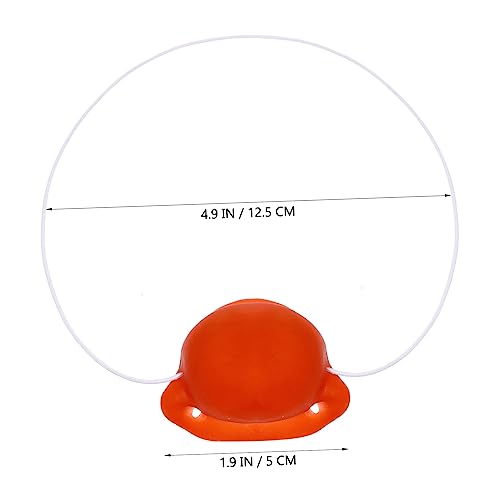 HANABASS Rote Clownsnase Kunststoff Lustiges Party Accessoire für Karneval Kindergeburtstag Halloween Kostüm Requisit Masquerade Cosplay Zubehör von HANABASS