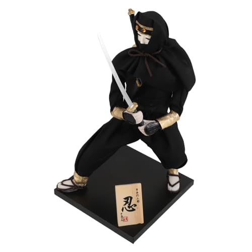 HANABASS Samurai-Figur Samurai-Puppen japanische Statue Kriegerstatuen japanische Figuren antike asiatische Miniaturfigur Soldatenfiguren Anime-Figuren Gips Black HANABASS Samurai-Figur Samurai-Puppen japanische Statue Kriegerstatuen japanische Figuren antike asiatische Miniaturfigur Soldatenfiguren Anime-Figuren Gips Black von HANABASS