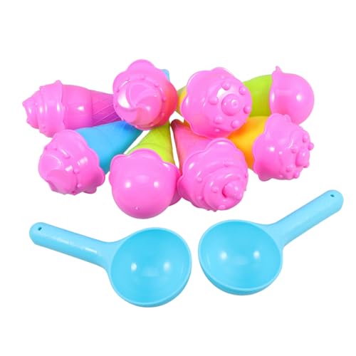 HANABASS Sandspielzeug Eiscreme Teilig Eisförmchen mit Eistüten Deckeln Löffeln Robust Kreativ Vielseitig für Strand Sandkasten Indoor Mädchen Jungen HANABASS Sandspielzeug Eiscreme Teilig Eisförmchen mit Eistüten Deckeln Löffeln Robust Kreativ Vielseitig für Strand Sandkasten Indoor Mädchen Jungen von HANABASS