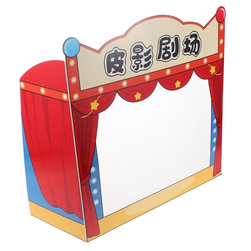 HANABASS Schattenpuppenbühne Schattenpuppen Theater Fingerpuppen der Familie kleine Fingerpuppen Familie Fingerpuppen Puppentheater Handpuppen Puppenspielzubehör Papier von HANABASS
