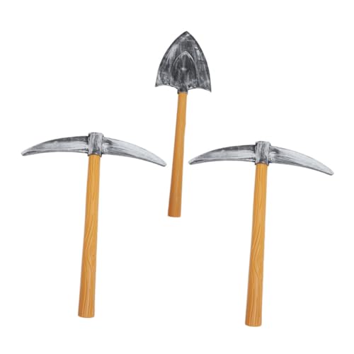 HANABASS Schaumstoff Spitzhacke und Schaufel für Halloween Zwergenkostüm Karneval Bühnenrequisite Robust Vielseitig für Party Cosplay von HANABASS