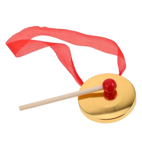 HANABASS Schlaginstrument Für Mini Handgong Handgong Mit Schlägel Tragbarer Feiergong Kleinkindspielzeug Gong Instrument Gong Mit Dekorativem Holzschlägel Gongs Aus Kupfer HANABASS Schlaginstrument Für Mini Handgong Handgong Mit Schlägel Tragbarer Feiergong Kleinkindspielzeug Gong Instrument Gong Mit Dekorativem Holzschlägel Gongs Aus Kupfer von HANABASS