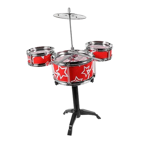 HANABASS Schlagzeug Set Lernspielzeug Pädagogisches Musikinstrument Robustes Percussion Spielset für Kleinkinder Kreatives zur Frühkindlichen HANABASS Schlagzeug Set Lernspielzeug Pädagogisches Musikinstrument Robustes Percussion Spielset für Kleinkinder Kreatives zur Frühkindlichen von HANABASS