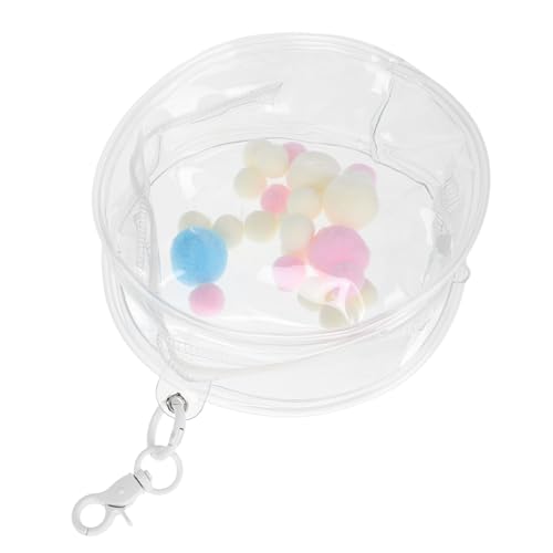 HANABASS Schlüsselanhänger Tasche Mini Tasche Schlüsselanhänger Figurensammler Vitrine Sammler Aufbewahrungstasche Figuren Sammlervitrine Figurenvitrine Schlüsselanhänger Display Tasche von HANABASS
