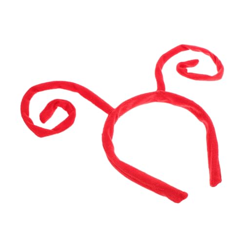 HANABASS Schmetterling Haarreif Cosplay Antennen Haarband Rotes Design Karneval Party Kopfschmuck Für Halloween Festliche Anlässe von HANABASS