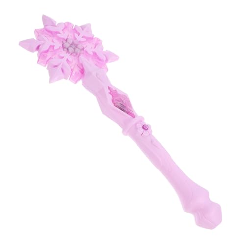 HANABASS Schnee Zauberstab Toys mädchen Mädchen weihnachtlicher Leuchtstab weihnachtsdeko Zauberstäbe aufleuchten zünden Zauberstäbe an Plastik Rosa von HANABASS
