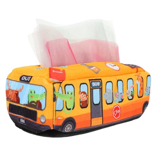 HANABASS Sensorische Tissue Box aus Sicherem Material mit Verschiedenen Oberflächen Hand Auge koordination und Kreativität Großer Öffnung für Einfaches Greifen Montessori Förderspielzeug von HANABASS