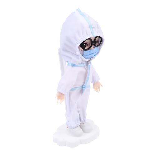 HANABASS Puppe Spielzeug Für Junge Mädchen Mit Krankenschwester-Anzug Kleine Puppe Zum Spielen Farbenfrohes Cartoon-Design HANABASS Puppe Spielzeug Für Junge Mädchen Mit Krankenschwester-Anzug Kleine Puppe Zum Spielen Farbenfrohes Cartoon-Design von HANABASS