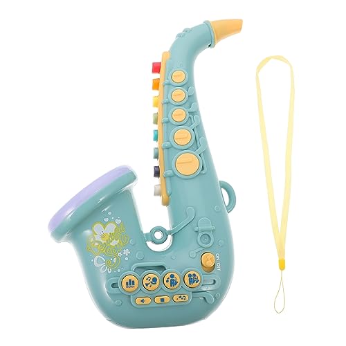 HANABASS Simulation Saxophon für Tragbares Musikinstrument Geeignet für Frühe Bildung Kreative Spiele und Bühnenaufführungen im Cartoon Design Grün HANABASS Simulation Saxophon für Tragbares Musikinstrument Geeignet für Frühe Bildung Kreative Spiele und Bühnenaufführungen im Cartoon Design Grün von HANABASS