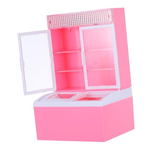 HANABASS Simulation eines Eisschranks winzig Anzeige Miniatur-Küchen-Gefrierschrank-Modell Möbel vorgeben Creme Puppenhausküche für Miniatur-Rollenspielkühlschrank Plastik Rosa HANABASS Simulation eines Eisschranks winzig Anzeige Miniatur-Küchen-Gefrierschrank-Modell Möbel vorgeben Creme Puppenhausküche für Miniatur-Rollenspielkühlschrank Plastik Rosa von HANABASS