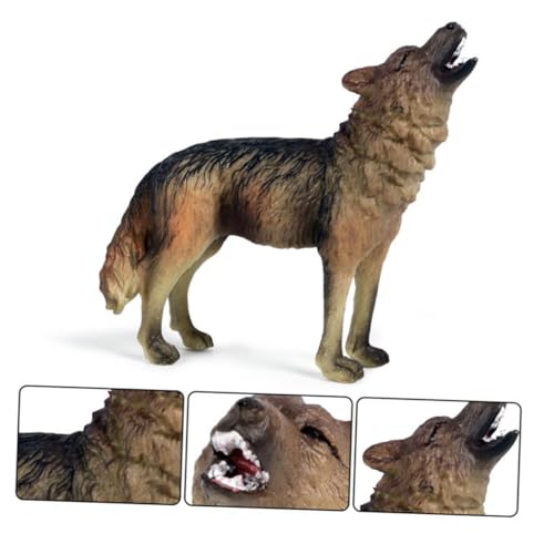 HANABASS Simulations Wolf Modell Realistische Wildtierfigur Dekoration Langlebig Geruchsneutral Kreatives für Jungen HANABASS Simulations Wolf Modell Realistische Wildtierfigur Dekoration Langlebig Geruchsneutral Kreatives für Jungen von HANABASS