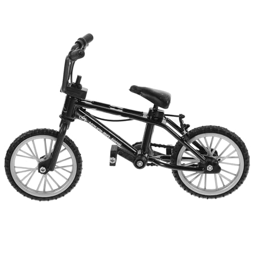 HANABASS Simulationsfahrrad Puppenhaus Stoffpuppen Kleine Stilvoller Miniatur Puppenfahrradsitz Puppenhaus Babys Mini Fahrrad Mini Fahrradmodell Mini Kunstfahrrad Winziges von HANABASS