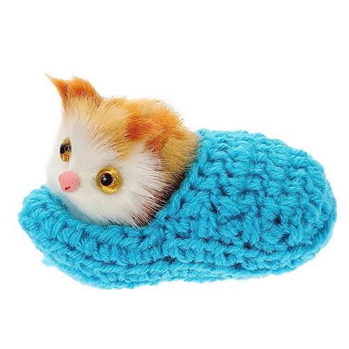HANABASS Simulationskatzenspielzeug lebensechtes Katzenstofftier Kuscheltier lebensechtes Kätzchen Stoffkätzchen lebensechte Katze realistische Stoffkatze Garn Blue HANABASS Simulationskatzenspielzeug lebensechtes Katzenstofftier Kuscheltier lebensechtes Kätzchen Stoffkätzchen lebensechte Katze realistische Stoffkatze Garn Blue von HANABASS