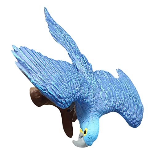 HANABASS Simulierte Papageienspielzeug Vögel Modell Tiermodell künstliches Modell Blue von HANABASS