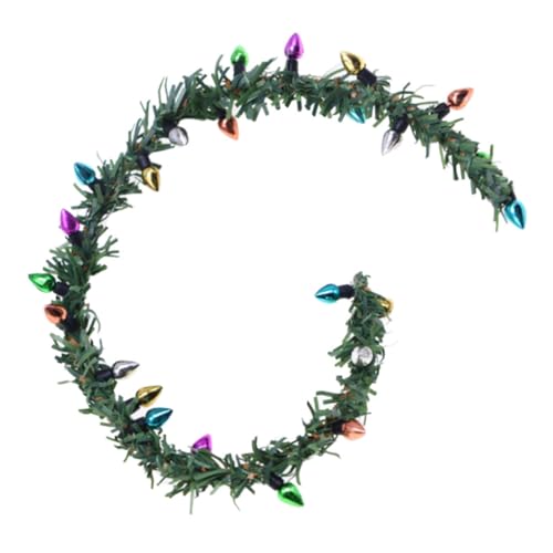 HANABASS Simulierte Weihnachts -Rattan -lichtschnur Kranz Dekorationen Miniatur Led Puppe Lichter Für Zubehör Minikränze Zum Basteln Mini-einhornfiguren Winzige Figuren Plastik HANABASS Simulierte Weihnachts -Rattan -lichtschnur Kranz Dekorationen Miniatur Led Puppe Lichter Für Zubehör Minikränze Zum Basteln Mini-einhornfiguren Winzige Figuren Plastik von HANABASS