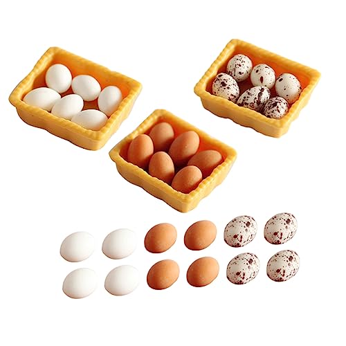 HANABASS Simulierter Mini Eierkorb mit Realistischen Eiern Boxen Miniatur Küchen Deko Puppenhaus Requisiten Langlebig Umweltfreundlich für Heimdekoration und Bastelset HANABASS Simulierter Mini Eierkorb mit Realistischen Eiern Boxen Miniatur Küchen Deko Puppenhaus Requisiten Langlebig Umweltfreundlich für Heimdekoration und Bastelset von HANABASS