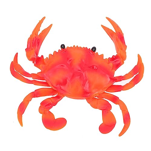 HANABASS Simuliertes Krabbenmodell Quetschspielzeug für Realistische Meereslebewesen Figur Aquarium Dekoration Pädagogisches Meerestier für Kognitive Entwicklung HANABASS Simuliertes Krabbenmodell Quetschspielzeug für Realistische Meereslebewesen Figur Aquarium Dekoration Pädagogisches Meerestier für Kognitive Entwicklung von HANABASS