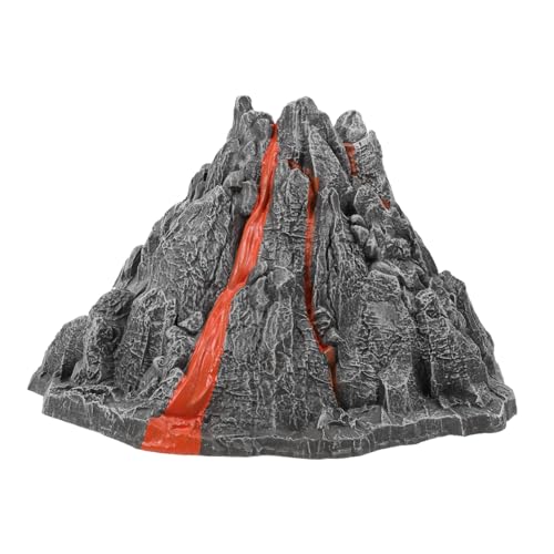 HANABASS Simuliertes Vulkanspielzeug Vulkan-Set für Kleines Vulkanmodell Dekorationen Vulkanmodelle vulkanische Statue Vulkandekor aus Kunststoff Modell-Vulkan- PVC Colorful von HANABASS