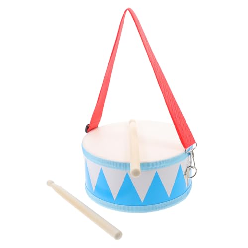 HANABASS Snare Drum Holz Blau Doppelseitig Percussion Musikinstrument für Musikspielzeug Musikalischen Fähigkeiten und Kognitiven Entwicklung Leicht und Sicher für Bühne und Spiel HANABASS Snare Drum Holz Blau Doppelseitig Percussion Musikinstrument für Musikspielzeug Musikalischen Fähigkeiten und Kognitiven Entwicklung Leicht und Sicher für Bühne und Spiel von HANABASS